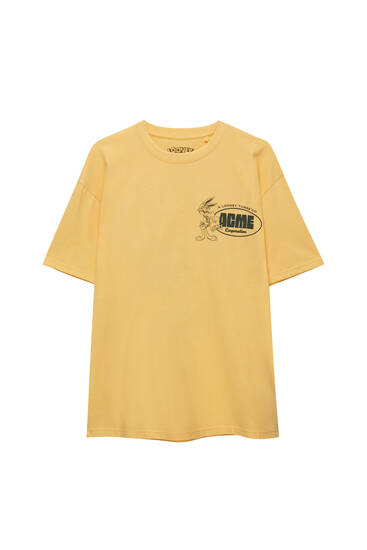 T-shirt Looney Tunes jaune