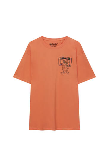Orange Looney Tunes T-shirt