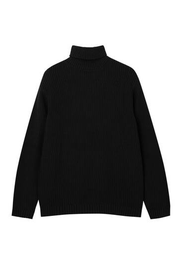 Turtleneck knit jumper