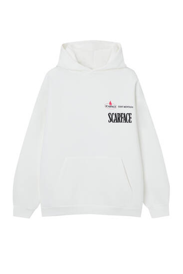 White Scarface hoodie