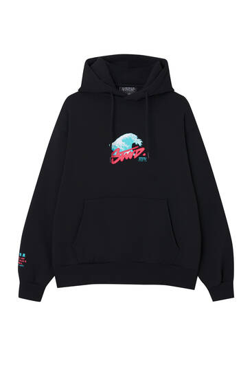 Hokusai wave STWD hoodie