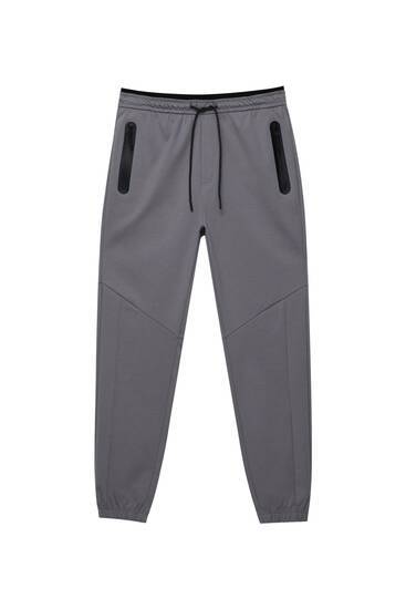 Joggers with zip
