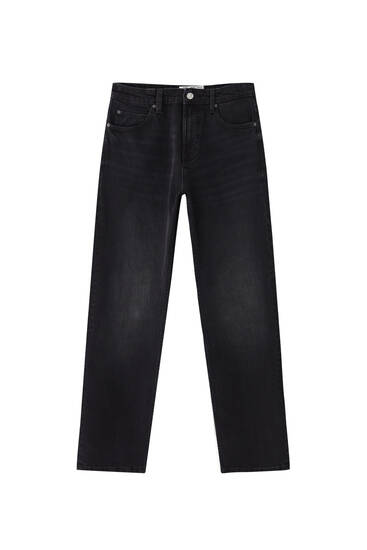Basic straight-fit jeans