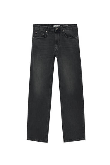Wide-leg jeans with five pockets