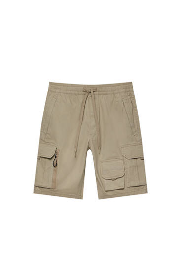 Ripstop cargo Bermuda shorts