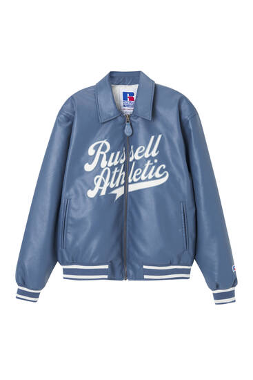 Russell Athletic by P&B faux leather jacket