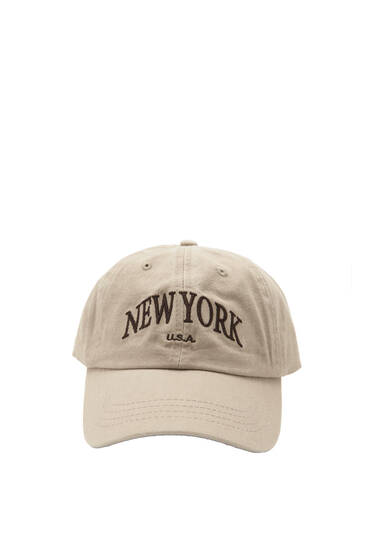 Ξεβαμμένο καπέλο τζόκεϊ New York