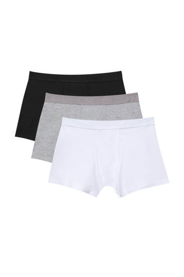 3-pack of neutral-coloured boxers