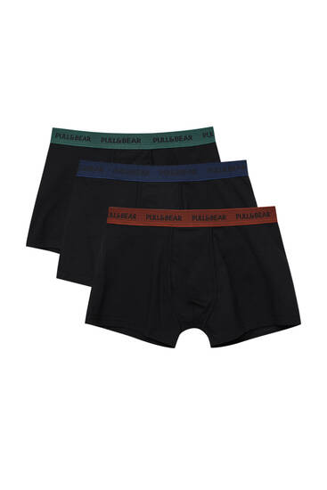 Lot 3 boxers taille couleurs