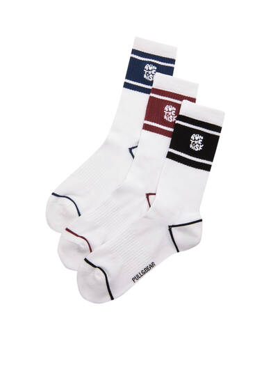 Pack of 3 pairs of sports socks