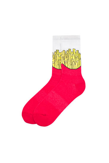 Long French fry socks