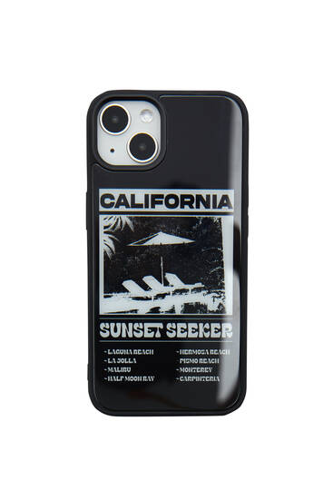 Black California iPhone case