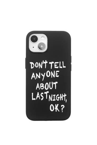‘Don't tell anyone’ iPhone case
