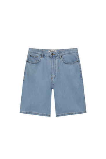 Basic-Jeans-Bermudashorts  im Loose-Fit