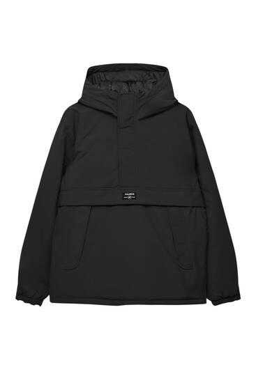 Jacket with pouch pocket