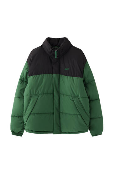 STWD panelled puffer jacket
