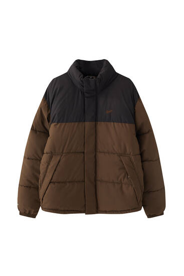 STWD panelled puffer jacket