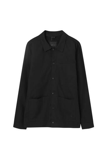 P&B Black Label multi-pocket cotton jacket