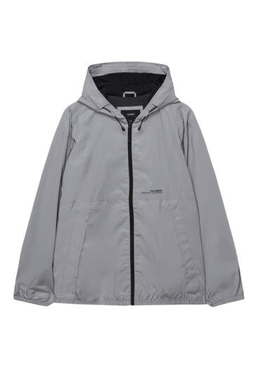 Lightweight reflective raincoat