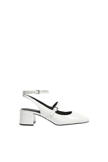 Mary Janes with ankle strap detail