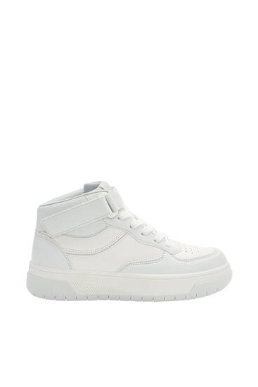 High-top trainers with strap detail