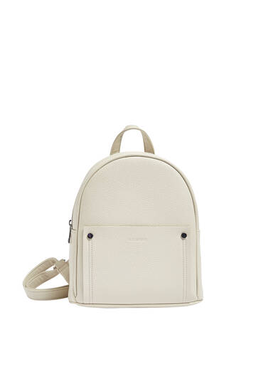 Urban backpack with pocket detail