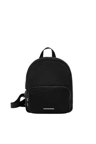 Nylon backpack - pull&bear