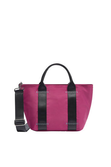 Customizable nylon mini shopper bag