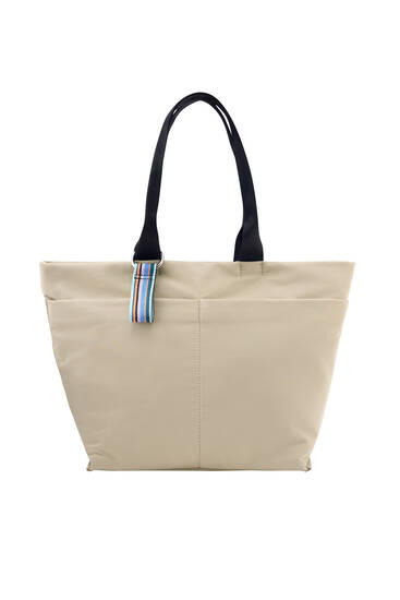 Customizable two-pocket shopper bag