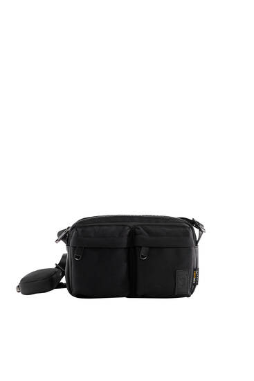 Cordura ® crossbody bag with pockets and purse