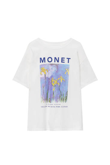 T-shirt de manga curta Monet