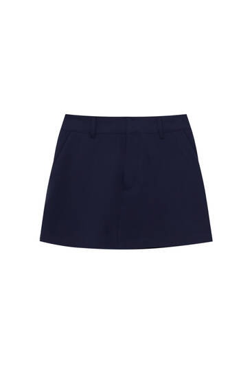 Fabric mini skirt