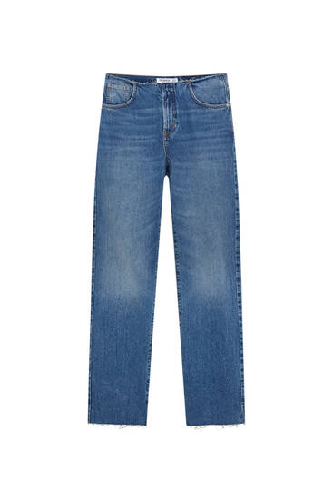 Straight heart jeans