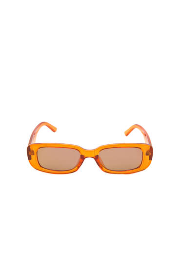 Orange frame sunglasses