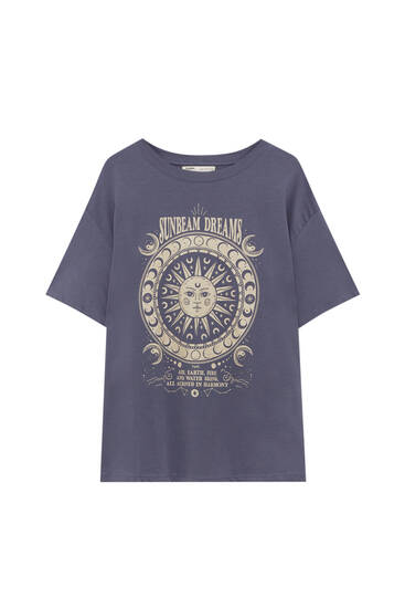 T-shirt with esoteric graphic