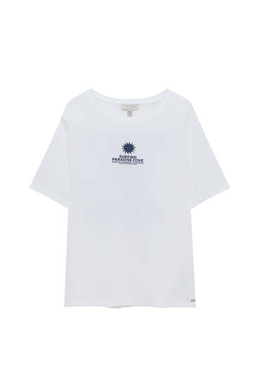T-shirt blanc Malibu