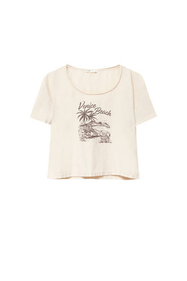 Palm tree short sleeve T-shirt