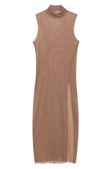 Long transparent shimmer dress