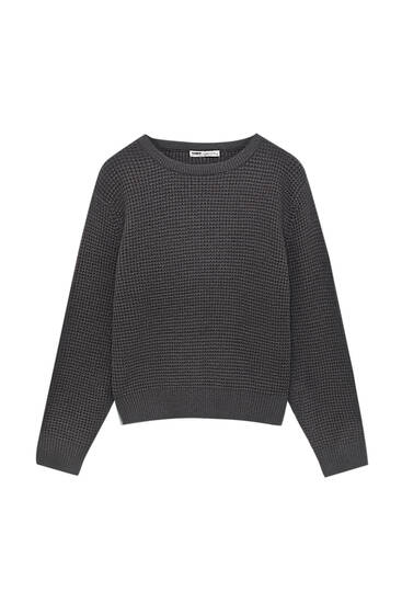 pull and bear knitted top