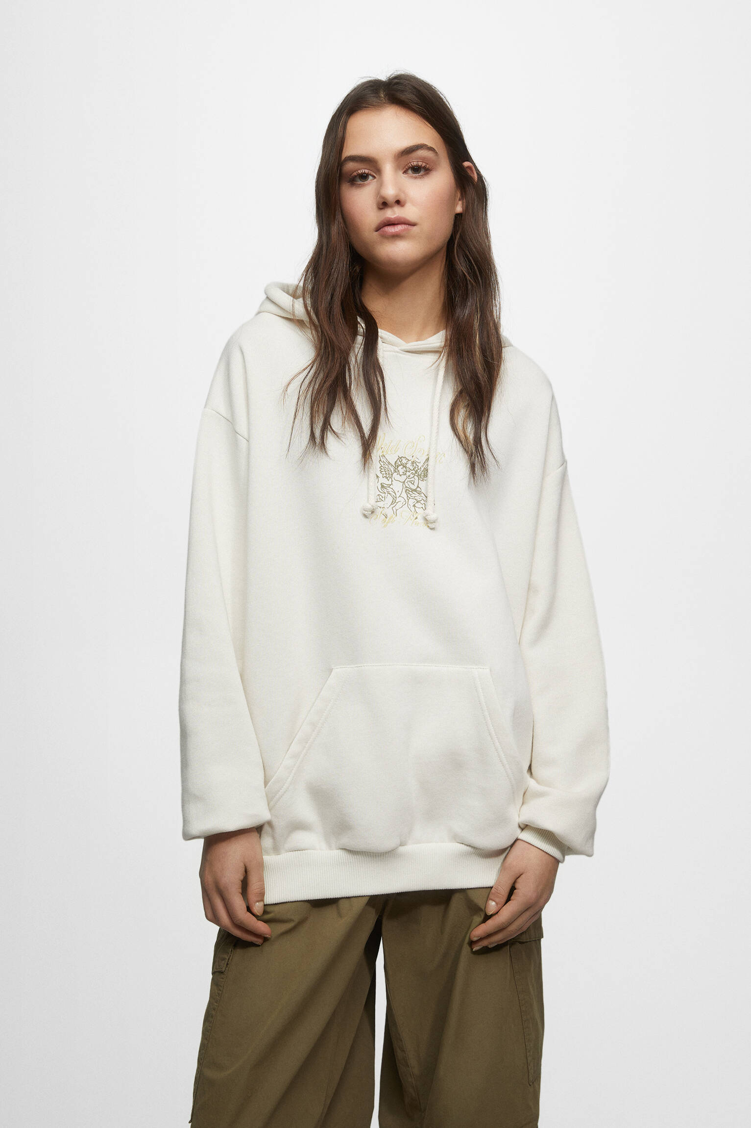 Pull & Bear Oversized hoodie - 554242288-251