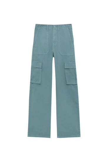 Straight-fit cargo trousers