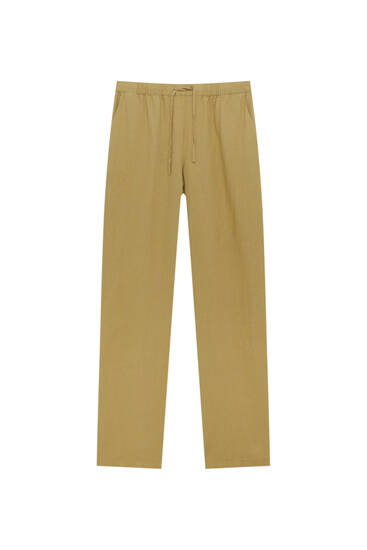 Flowing rustic trousers