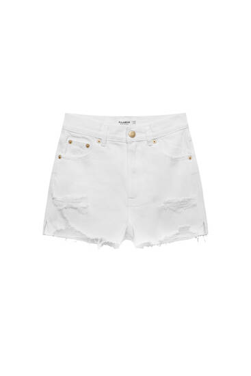 mom fit shorts pull and bear