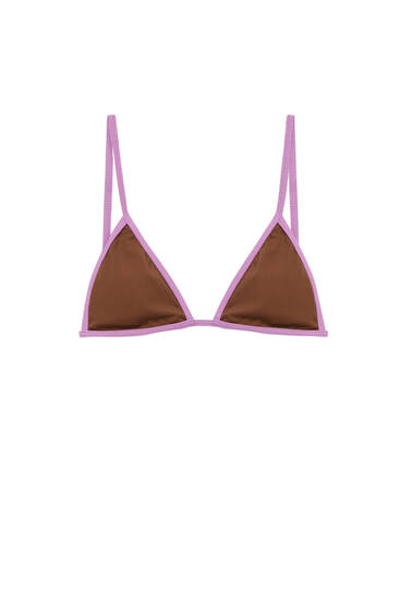Top bikini triángulo
