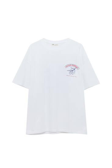 T-Shirt mit Motiv Ocean Market