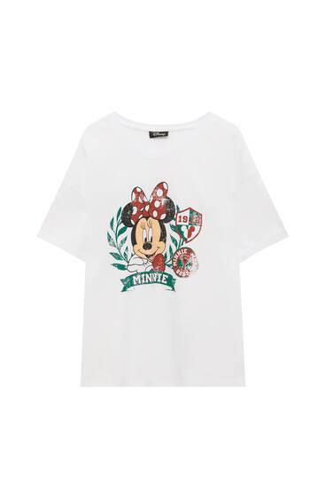 T-shirt universitaire Minnie Mouse
