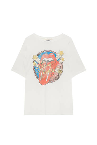 medias Giotto Dibondon Desfiladero Camiseta The Rolling Stones - PULL&BEAR