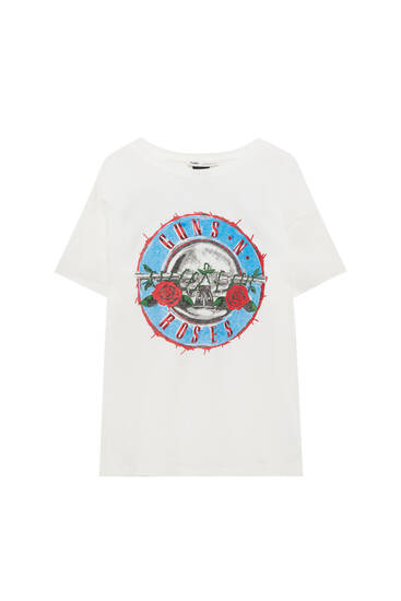 Guns N' Roses short sleeve T-shirt - pull&bear