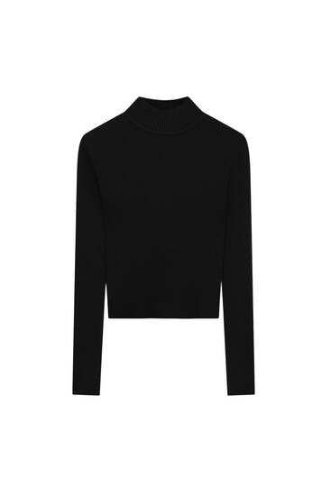 Pull col montant couleurs - pull&bear