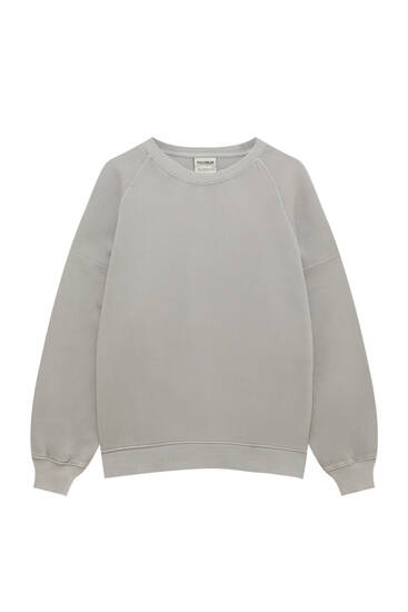 Sweat col rond basique - pull&bear